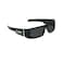 Locs LOCS NEW MENS HARDCORE GANGSTA BIKER SUNGLASSES BLACK