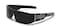 Locs LOCS NEW MENS HARDCORE GANGSTA BIKER SUNGLASSES BLACK WSKULLS
