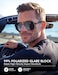 LUENX Aviator Sunglasses for Men Women Polarized Classic Pilot Shades Driving Sun Glasses UV400 Protection 61mmBlack Lens Matte Black Frame