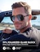 LUENX Aviator Sunglasses for Men Women Polarized Classic Pilot Shades Driving Sun Glasses UV400 Protection 61mmBlack Lens Matte Black Frame