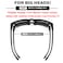 MAXJULI XXL Size Double Extra Large Z87 Sunglasses for Big Wide Heads Men TR90 Ultralight UV400 Protection Glasses 8228 Matte Black FrameClear Lens