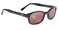 Pacific Coast Original KDs Biker Sunglasses Black FrameRose Colored Lens