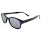 Pacific Coast Original KDs Biker Sunglasses Black FrameSilver Mirror Lens