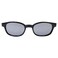 Pacific Coast Original KDs Biker Sunglasses Black FrameSilver Mirror Lens