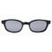 Pacific Coast Original KDs Biker Sunglasses Black FrameSilver Mirror Lens