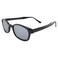 Pacific Coast Original KDs Biker Sunglasses Black FrameSilver Mirror Lens
