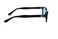 KD's Pacific Coast Original KDs Biker Sunglasses Black FrameTurquoise Lens