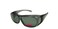 Pink Ribbon Polarized Fit Over Size Large Black