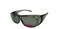 Pink Ribbon Polarized Fit Over Size Large Black