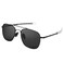 RCXKOOM Mens Aviator Sunglasses American Army Military Pilot Polarized Sunglasses Bayonet Temples Black Frame Black Lens