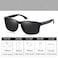 RCXKOOM XL Polarized Square Sunglasses for Big Heads Men Women XXL Oversized Big Large Extra Wide Frame Sunglasses