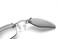PROSOOL Sunglasses Retro Clip On Nose Rectangular Sunglasses Matrix Morpheus Movie rimless Silver Silver