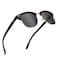 SUNGAIT 80s Sunglasses Retro Semi Rimless for Men WomenBlack FrameMatte FinishPolarized Grey Lens 3016SHKHUI