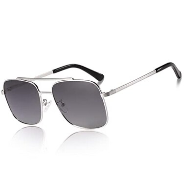 TSEBAN Lightweight Square Polarized Sunglasses for Mens UV400 Protection