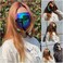vvovvug Oversized Huge Big Mask Shield Full Face Polarized Large Mirror Sunglasses