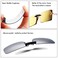 Weewooday 5 Pcs Polarized Clip on Sunglasses 53 x 16 Rimless Rectangle Clip on Sunglasses Lightweight Shade EyeglassesMulti Colors