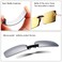 Weewooday 5 Pcs Polarized Clip on Sunglasses 53 x 16 Rimless Rectangle Clip on Sunglasses Lightweight Shade EyeglassesMulti Colors
