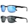 Dollger Polarized Sunglasses Men Half Frame Sunglasses Square SemiRimless Driving Sun Glasses Shades for Men UV400 Protection