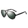2020 VentiVenti Aviator Sunglasses For Men Polarized Lens Plastic Lightweight Double Bridge Frame UV Protection For Driving Shiny Black FrameG15 Lens