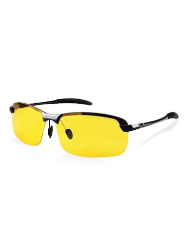 FIMOSON Night Driving Glasses for Men Women Anti Glare Polarized HD Night Vision Glasses for Driving