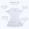 SleepingBaby ZipadeeZip Transition Swaddle Cozy Baby Swaddle Blanket with Zipper Convenience Roomy Wearable Blanket for Easy Diaper Changes BlueCream Small 48 Month