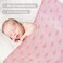 Viviland Muslin Swaddle Blankets Breathable and SkinFriendly Baby Receiving Blankets 2Pack Sun 47 x 47 inches