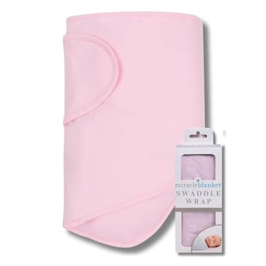 Miracle Blanket Swaddle Wrap Help Your Newborn Sleep Longer Soft Secure Sleep Sack for Infants EasytoUse Swaddling Blanket for a Calm Baby Pink