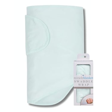 Miracle Blanket Swaddle Wrap Help Your Newborn Sleep Longer Soft Secure Sleep Sack for Infants EasytoUse Swaddling Blanket for a Calm Baby Mint