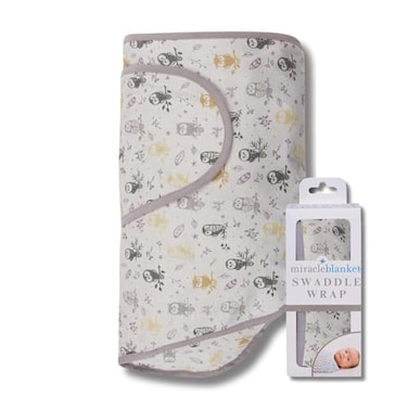 Miracle Blanket Swaddle Wrap Help Your Newborn Sleep Longer Soft Secure Sleep Sack for Infants EasytoUse Swaddling Blanket for a Calm Baby Forest Owls