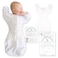 Amazing Baby Transitional Swaddle Sack Arms Up HalfLength Sleeves Mitten Cuffs Most Gradual Transition Swaddle for Newborns to Baby Sleep Sack Small 03 mo 614 lb Pink Tiny Bows
