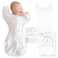 Amazing Baby Transitional Swaddle Sack Arms Up HalfLength Sleeves Mitten Cuffs Most Gradual Transition Swaddle for Newborns to Baby Sleep Sack Small 03 mo 614 lb Pink Tiny Bows
