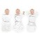 SwaddleDesigns 6Way Omni Swaddle Sack Arms Up Swaddle for Newborn More Options to Calm Startle Reflex Improves Sleep Easy Transition Baby Sleep Sack Small 03 Mo 612 lbs Tiny Hedgehogs Black