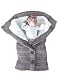 XMWEALTHY Unisex Infant Swaddle Blankets Soft Thick Fleece Knit Baby Girls Boys Stroller Wraps Baby Grey1