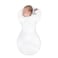 SwaddleDesigns Transitional Swaddle Sack Arms Up HalfLength Sleeves Mitten Cuffs Swaddle for Newborn Transition to Baby Sleep Sack Wearable Blanket Small 03 Month 614 lb Sterling Dots