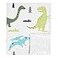Sweet Jojo Designs Modern Dino Mod Dinosaur Baby Boy Receiving Security Swaddle Blanket for Newborn or Toddler Nursery Car Seat Stroller Soft Minky Blue Green and Grey