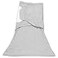 SleepingBaby Zippy Swaddle 100 Cotton Newborn Swaddle Transition Wearable Blanket with Bottom Zipper Secure Breathable for Safer Sleep Heather Grey SmallMedium 713 lbs