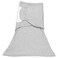 SleepingBaby Zippy Swaddle 100 Cotton Newborn Swaddle Transition Wearable Blanket with Bottom Zipper Secure Breathable for Safer Sleep Heather Grey SmallMedium 713 lbs