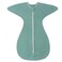 ZIGJOY SharkFin Transition Swaddle for Newborn 05 Tog Rayon Made from Bamboo Sleep Sack Baby Swaddle Blanket with 2Way Zipper Hemp Grey