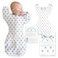 Amazing Baby Transitional Swaddle Sack Arms Up HalfLength Sleeves Mitten Cuffs Swaddle for Newborn Transition to Baby Sleep Sack Wearable Blanket Medium 36 Month 1421 lb Sterling Tiny Bear