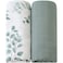 LifeTree Muslin Swaddle Blankets 2 Pack Baby Swaddling Receiving Blanket for Boys Girls 70 Viscose from Bamboo 30 Cotton Large 47 X 47 Eucalyptus LeavesSage