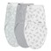 SwaddleMe by Ingenuity Easy Change Baby Swaddle in Size SmallMedium 03 Months 714 Pounds 3Pack with Easy Change Zipper Zebra Botanical