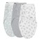 SwaddleMe by Ingenuity Easy Change Baby Swaddle in Size SmallMedium 03 Months 714 Pounds 3Pack with Easy Change Zipper Zebra Botanical