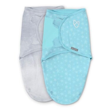 SwaddleMe by Ingenuity Original Swaddle Size SmallMedium For Ages 03 Months 714 Pounds Up to 26 Inches Long 2Pack Baby Swaddle Blanket Wrap