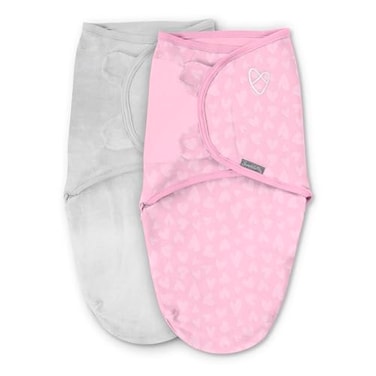 SwaddleMe by Ingenuity Original Swaddle Size SmallMedium For Ages 03 Months 714 Pounds Up to 26 Inches Long 2Pack Baby Swaddle Blanket Wrap