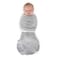 SwaddleDesigns 6Way Omni Swaddle Sack Arms Up Swaddle for Newborn More Options to Calm Startle Reflex Improves Sleep Small 03 Month 614 lbs Gray Hello World