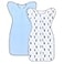Roksuma Transition Swaddle Sleep Sack 69 Months Arms UpIn 2Way Zipper 100 Cotton 08 Tog Wearable Blanket for BoyGirl 2Pack Large 2027lbs