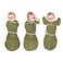 SwaddleDesigns 6Way Omni Swaddle Sack Arms Up Swaddle for Newborn More Options to Calm Moro Reflex Improves Sleep Easy Transition Baby Sleep Sack Small 03 Mo 612 lbs Heathered Green Turtle