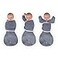 SwaddleDesigns 6Way Omni Swaddle Sack Arms Up Swaddle for Newborn More Options to Calm Startle Reflex Improves Sleep Easy Transition Baby Sleep Sack Small 03 Mo 612 lbs Heathered Denim