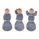 SwaddleDesigns 6Way Omni Swaddle Sack Arms Up Swaddle for Newborn More Options to Calm Startle Reflex Improves Sleep Easy Transition Baby Sleep Sack Small 03 Mo 612 lbs Heathered Denim