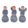 SwaddleDesigns 6Way Omni Swaddle Sack Arms Up Swaddle for Newborn More Options to Calm Startle Reflex Improves Sleep Easy Transition Baby Sleep Sack Small 03 Mo 612 lbs Heathered Denim